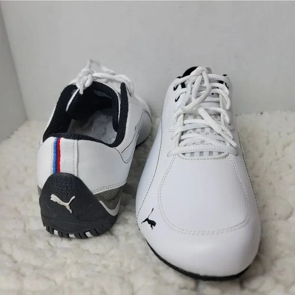 Puma BMW Motorsport Drift Cat 7 White Black Men’s Size 13 Driving Shoes